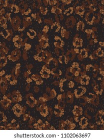 leopard seamless pattern. animal skin fabric vector design.