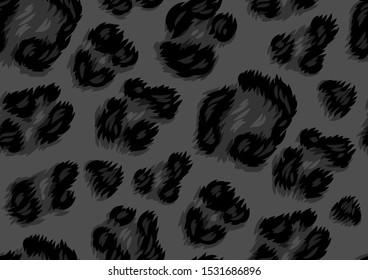 Leopard seamless pattern. Animal stylized print, fur texture.