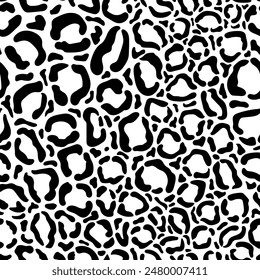 Leopard seamless pattern. Animal wildlife skin print. Fashion stylish vector texture. Great for textile, fabric, wallpaper, wrapping, scrapbook and packaging	