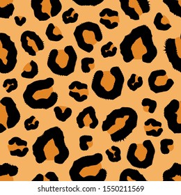  Leopard seamless pattern, background animal print for textile or paper.