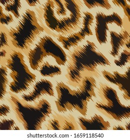 Leopard Seamless Pattern background. Vector illustration.