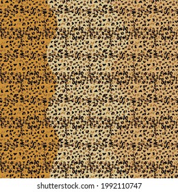 Leopard seamless pattern design, texture illustration background
