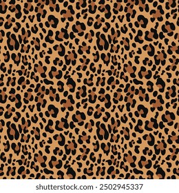 
Leopard seamless pattern design, urban stylish background, wild cat texture