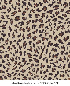 leopard seamless pattern design . vector illustration background.