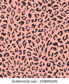 leopard seamless pattern design . vector illustration background.