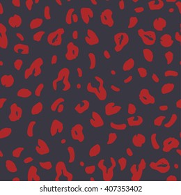 Leopard seamless pattern design, vector illustration background
