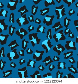 Leopard Seamless pattern. Exotic leopard fashion trend and textile design. Repeated vector illustration.