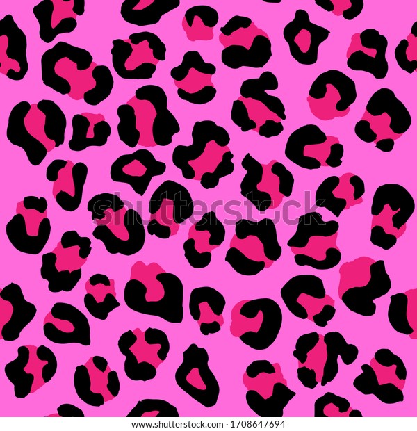 Leopard Seamless Pattern Vector Animal Print Stock Vector (Royalty Free ...