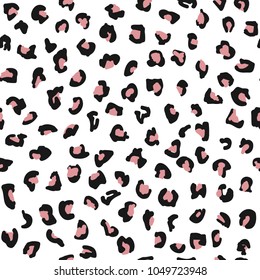 Leopard seamless pattern , vector illustration background