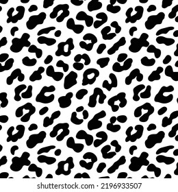 leopard seamless pattern vector illustration