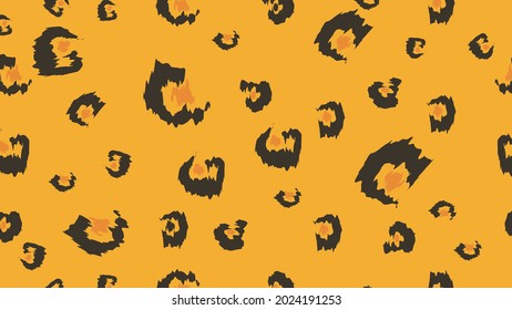 Leopard seamless pattern. wild animal skin. good to use for background, wallpaper and fit to clothing print. 