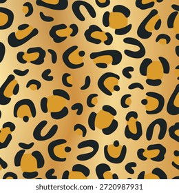 Patrón sin fisuras de leopardo. Diseño de impresión de piel de animales salvajes para telas de moda, impresión textil, Fondo de pantalla, Anuncios, cubiertas, empaques y diseños de superficies modernos