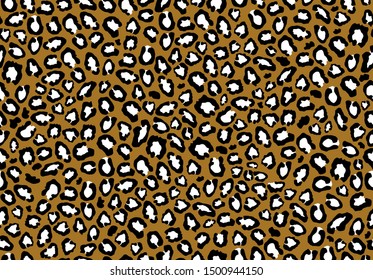 Leopard seamless pattern.Animal print.EPS10 Illustration.