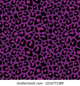 Leopard. Seamless leopard skin pattern. Animal skin in vector. Printing on clothing, dress, fabric, background printing. Seamless colorful leopard pattern. Vector image. Safari texture, zoo, jungle.