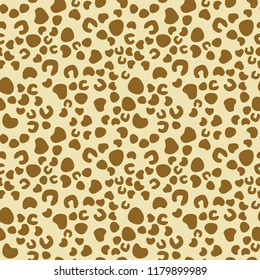 Leopard seamless texture in vector for background design