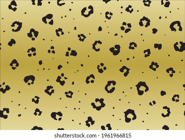 Leopard Seamless Vector Dot. Cheetah Gradient Effect. Cheetah Gradient Leather Camouflage. Leo Animal Stain. Cheetah Dirty Ink Fur. Yellow Jaguar Print. Golden Animal Gold. Orange Leopard Jaguar Spot.