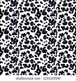 Leopard seamless vector pattern.