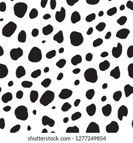 Leopard seamless vector pattern design 