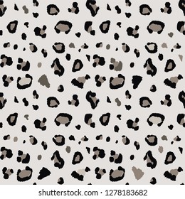 Leopard seamless vector pattern design 