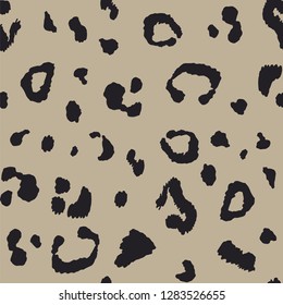 Leopard seamless vector pattern design