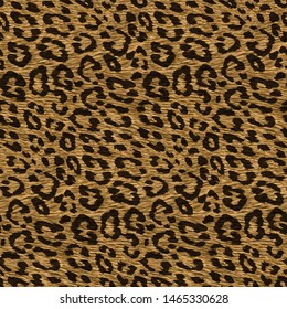 Leopard seampless pattern. Animal print. Vector illustration background