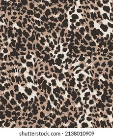 Leopard skin abstract pattern, animal skin seamless design