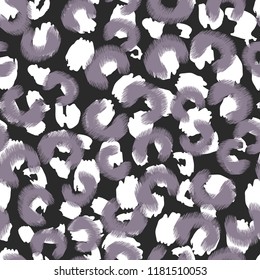 Leopard skin abstract pattern design, vector illustration background.