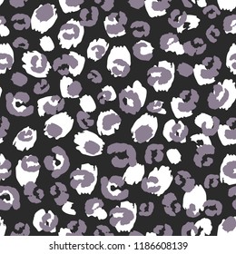 Leopard skin abstract pattern design, vector illustration background.