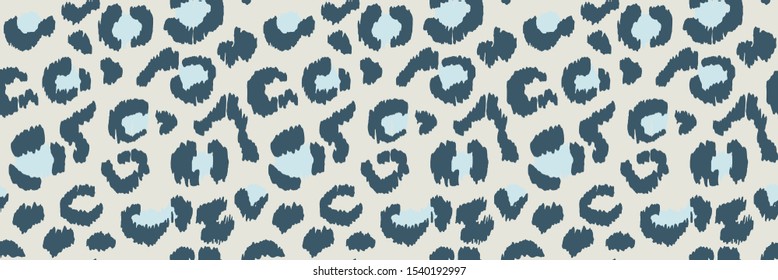 Leopard skin. Animal print. Texture with foil effect. Ikat geometric folklore ornament. Vector seamless pattern. Tribal ethnic texture.