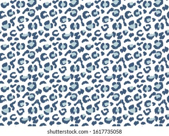 Leopard skin. Animal print. Texture with foil effect. Ikat geometric folklore ornament. Vector seamless pattern. Tribal ethnic texture.