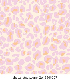 Leopard skin, Animal skin, leopard seamless pattern. colorful, light color 