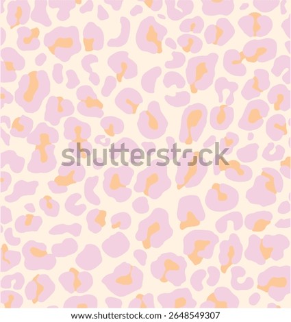 Leopard skin, Animal skin, leopard seamless pattern. colorful, light color 