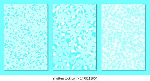 Leopard skin. Animal spotted pattern. Vector illustration.