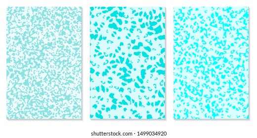 Leopard skin. Animal spotted pattern. Vector illustration.