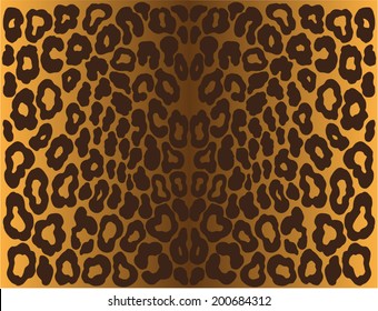 leopard skin background pattern, vector