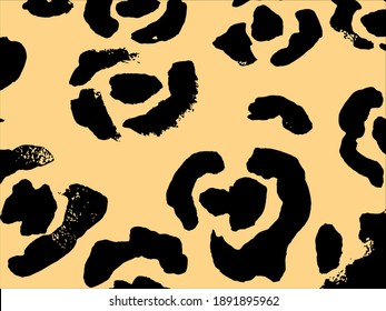 Leopard Skin Background. Safari Trendy Artwork. Colorful Vector Animal Print.  Realistic Vector Leopard Skin. Colorful Fabric. Exotic Leopard Ornament. Luxury Camouflage. Jungle Stylish Print.