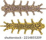 Leopard skin design vector illustration.