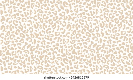 Leopard skin fur texture beige background	