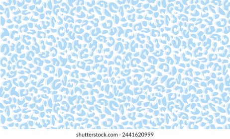 Fondo azul de textura de piel de leopardo	