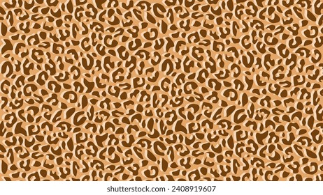 Leopard skin fur texture brown background