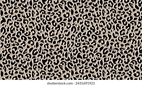 Leopard skin fur texture brown background	