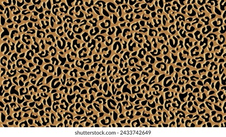 Leopard skin fur texture brown background	