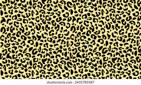 Leopard skin fur texture yellow background	