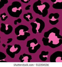 Leopard skin hand drawn. animal print drawing. Seamless Pattern. Vector Illustration