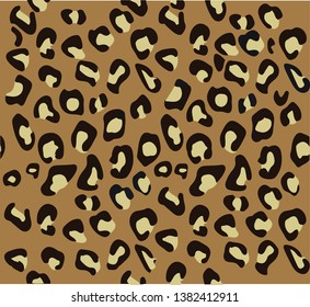 leopard skin illustration hand drawn