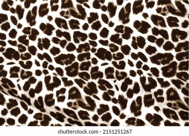 leopard skin motif vector illustration