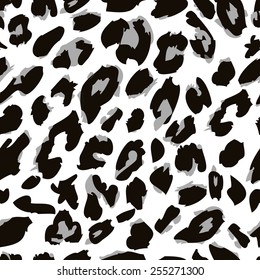 Leopard skin pattern.