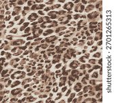 Leopard skin pattern, animal leather seamless design