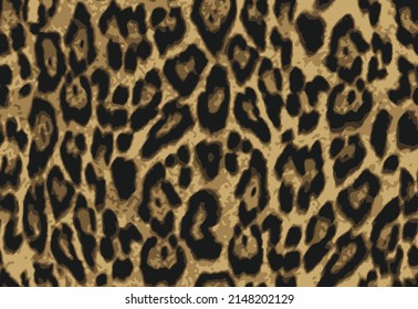 Leopard skin pattern, animal leather seamless design