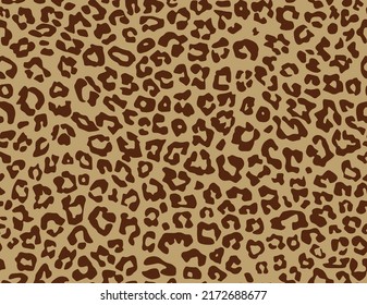 Patrón de piel de leopardo, dibujo de cuero animal
